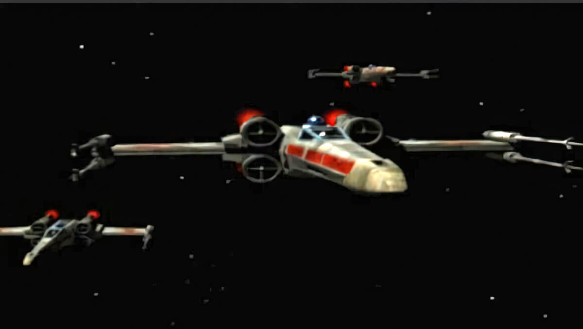 Star Wars - Rebel Assault 2 - геймплей игры на PlayStation